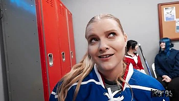 Nasty missionary pose fuck with a busty slutty teen Harlow West