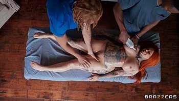 Stunning FMM interracial fuck with a sexy redhead Xwife Karen