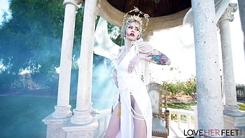 Enchanting Kyaa Chimera and Goddess Kyaa at hd scene