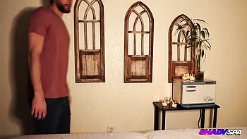 Pretty Izi Blu Sky and Izi Blu's edging blowjob movie