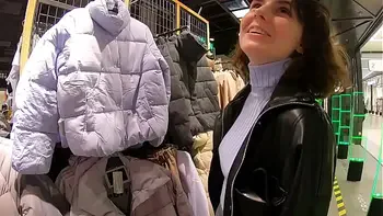 Real sex public blowjob in fitting room - Darcy Dark