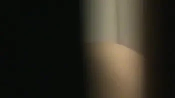 Hidden View - I barely had time to hide behind a curtain!