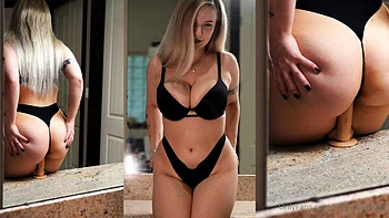 Hot Blondes Ass Loves Toys And Dicks