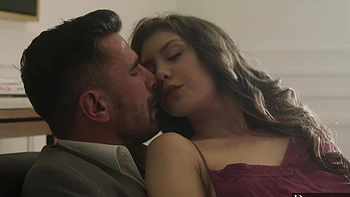 Manuel Ferrara and Elena Koshka enjoy a passionate and intimate moment.