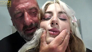 A couple has passionate sex while wearing socks, Sunflower Doll