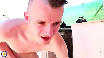 Curvy Milf Devon Breeze Has A Summer Vaction Affair With A Young Bartender - Summer