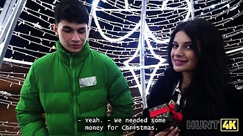 Hunt4k featuring Michael Fly and Asandra Dewy's hard fuck scene