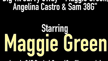 Samantha 38G and Angelina Castro's hd movie by Maggie Green