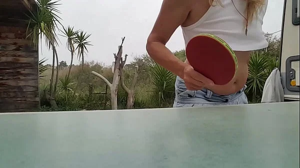 nippleringlover horny milf flashing pierced pussy small boobs with extreme big nipple piercings outdoors