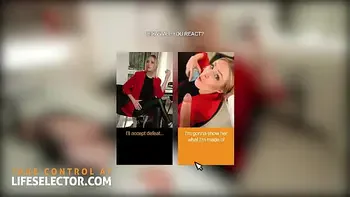 Lifeselector - Banging the boss and her minion sluts starring Sybil, Angelika Grays, Alyssa Bounty and Marie Berger