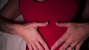 Sexy blonde milf riding that big cock on the bed