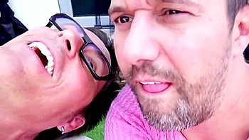 Buxom BBW Shows Off Huge Tits in Car