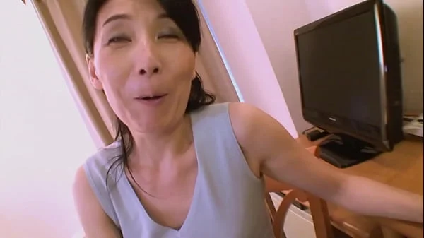 japanese mature granny - creampie