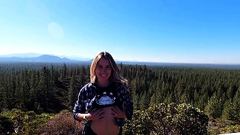 Public Blowjob on a Mountain Top