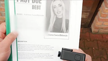 VIP 4K: Andrea’s Shaved Hardcore Debt-Collector Fuck