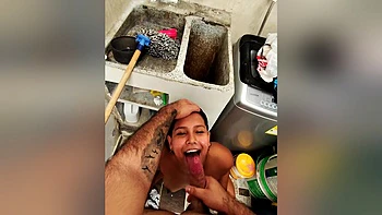 I Find The Employee Relaxing In The Yard And Follow Her To Raise Her Salary