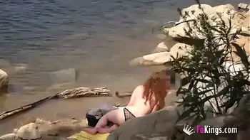 Jade looks for dudes to fuck at the lake. She loves exhibitionist experiences!