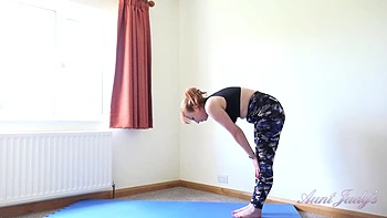 Yoga Workout with Red