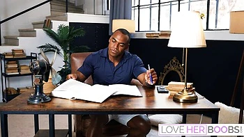 Aaron Rock Nails BBC in Interracial Boob Worship