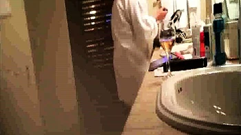 Busty Stepmom Naked, Smoking and Drinking