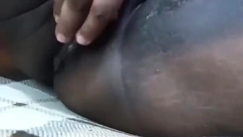 Wife Getting Fun With Small Cucumber