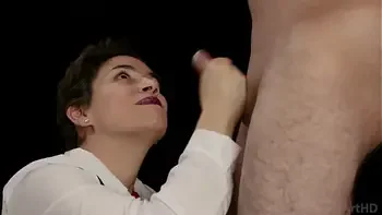 CFNM Blowjob, Handjob, Mouthful, Cumplay & Swallow!