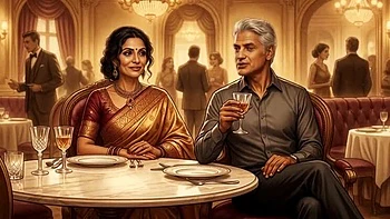 Handsome Indian Fucks Big Ass Aunty Doggy - Anal & BJ