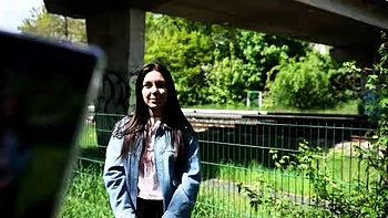 German Slim Teen Fucked Hard in Doggy Style