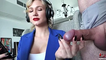 Angel The Dreamgirl POV Handjob - Cum on Tits & Cleavage in 4k