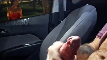 Ksalnovinhos & Fanny Squirting Fuck at Bus Stop - Latina Babe Gets Cumshot in Car