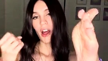 Kylie Haale's Footjob and JOI Solo Show