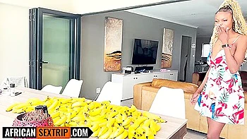 Big Tits & Ass Ebony Teen 18+ Pussy Pounded - Steven Hard