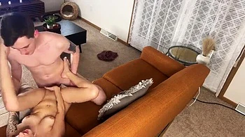 Stepsister Seduced by Boyfriend's Big Cock - Creampie and Hot Riding