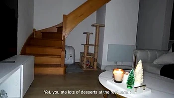 Luna Doll's Xmas: Deepthroat & BBC Cum in Mouth MMF