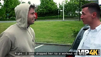 MILF Charlie Dean Moans on Big White Cock with Natural Tits