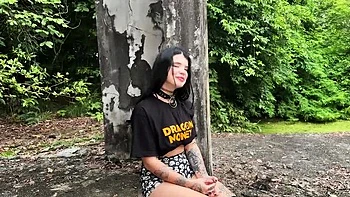 SkinLovers - Alt Girl Date Turns Into Hard Fuck & Deep Blowjob in Abandoned Place