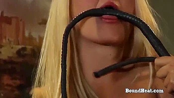 Disappeared On Arrival: Lesbian Slave Kneeling In Front Of Mistress