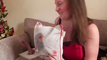 Amateur BBW Milf Masturbates Wet Pussy in Black Stockings