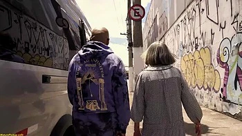 Granny’s Ass Destroyed by BBC in Van - Extreme Anal Stretching