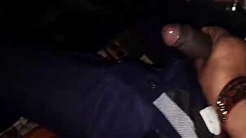 Kinky Indian Cab Driver Gives Hot Handjob