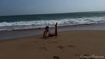 Topless On The Beach, Pussy Fingering, Outdoor Nudity
