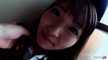Japanese Teen with Big natural Tits seduce to First Time Uncensored Amateur POV Fuck by Classmate