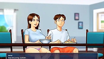 Car Toon - Stepsis Wants Stepbros Huge Dick- Summertime Saga