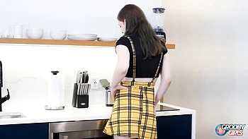 Hardcore bareback anal with sexy transgirl