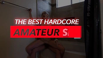 POV Summer sucks and deep throats big cock