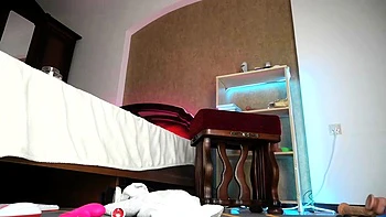 Brunette Teen Masturbates Softly on Webcam