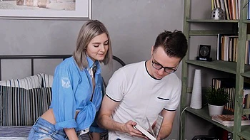 Couple fucks tiny teen in wild positions