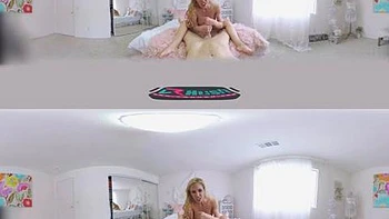 Blonde Babe Rides Cowgirl POV