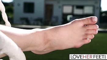 Jay Bends Molly for Kinky Footjob Worship