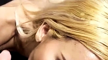 Blonde Fiona Ladyboy Hairy Dick Blowjob POV